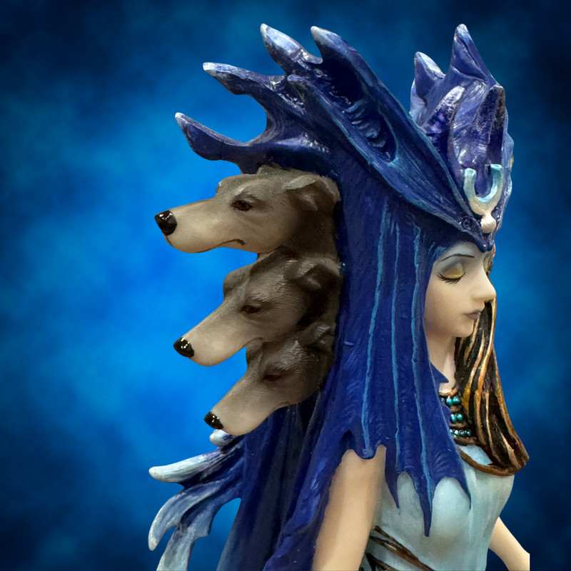 Fantasy Figure HEKATE w/ Wolves - Hellhounds Anne Stokes Veronese Design 0028 gallery