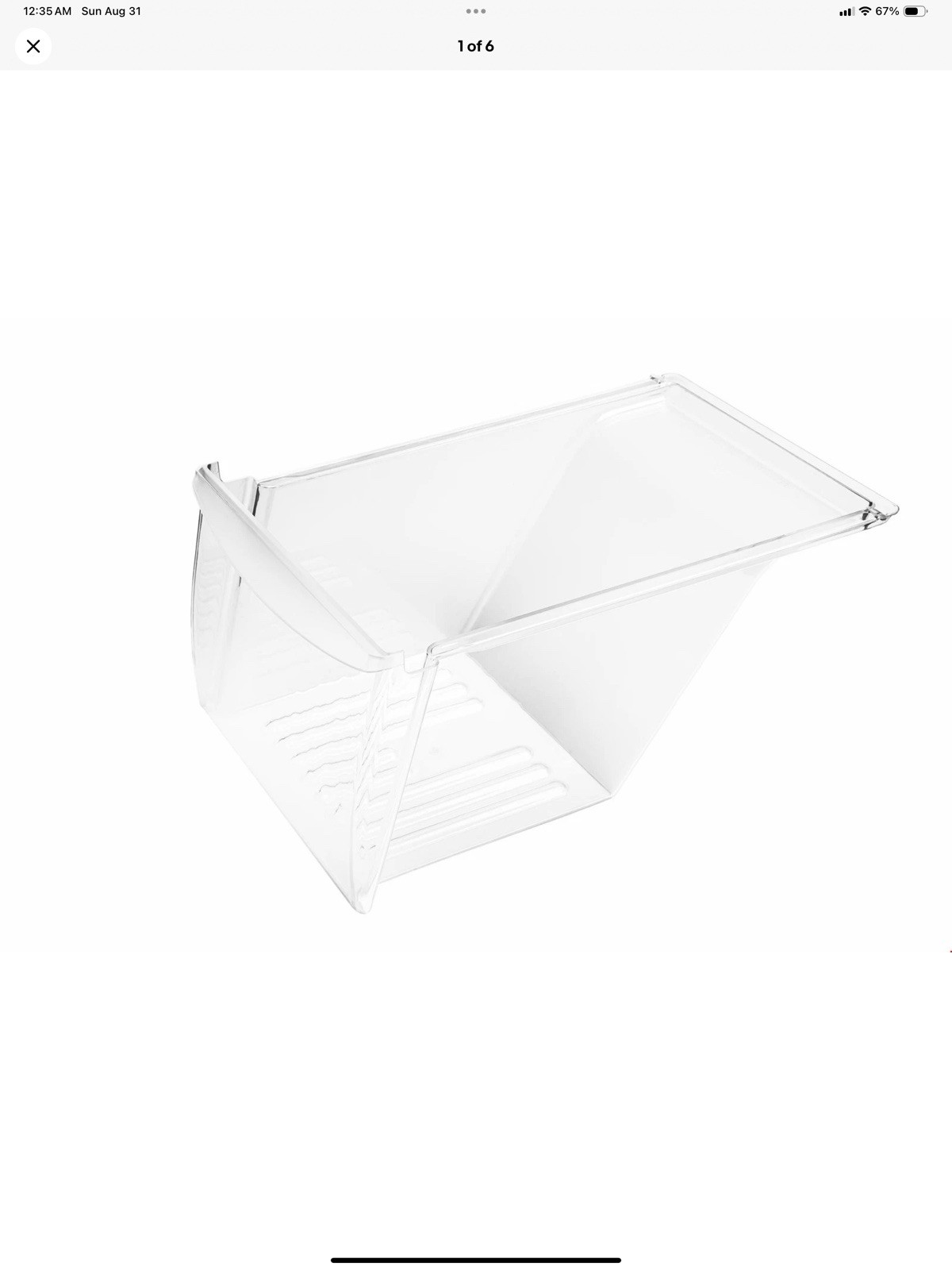 Crisper Drawer Compatible Frigidaire Refrigerator 240337103 PS429854 2396X2 gallery