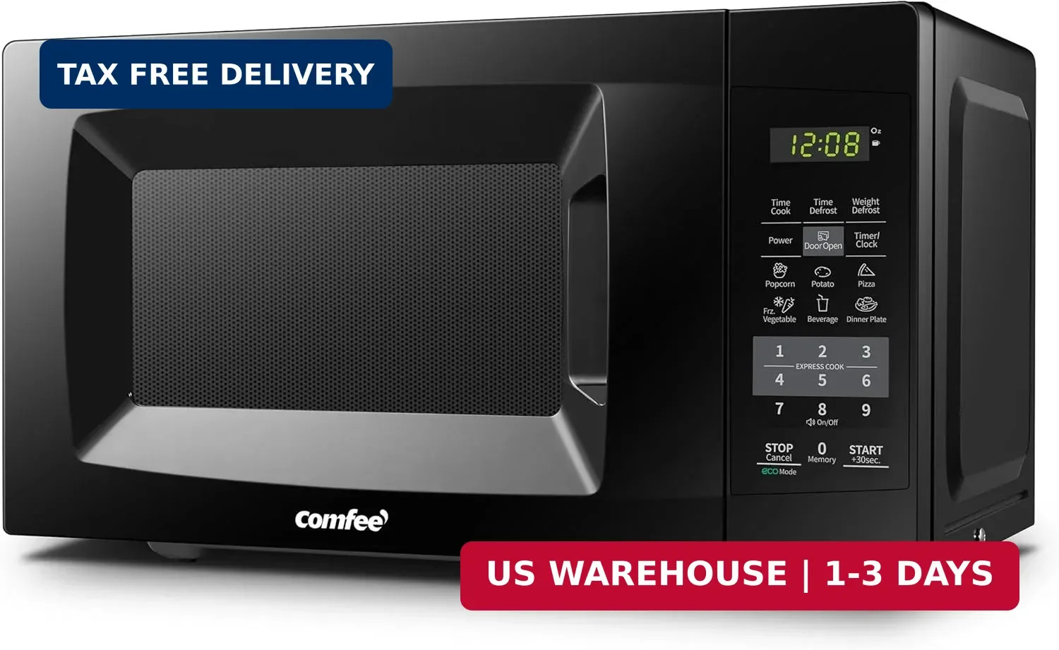 COMFEE' EM720CPL-PMB Countertop Microwave Oven with Sound On/Off, ECO Mode and E gallery