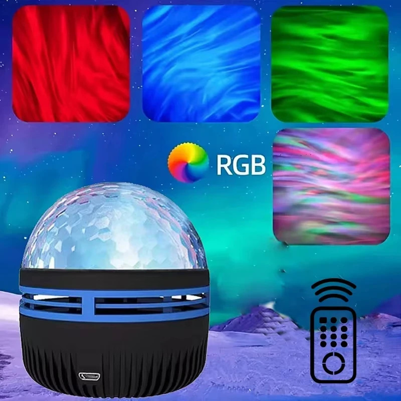 1pc Galaxy Star & Ocean Wave Projector Night Light (7 Colors) gallery