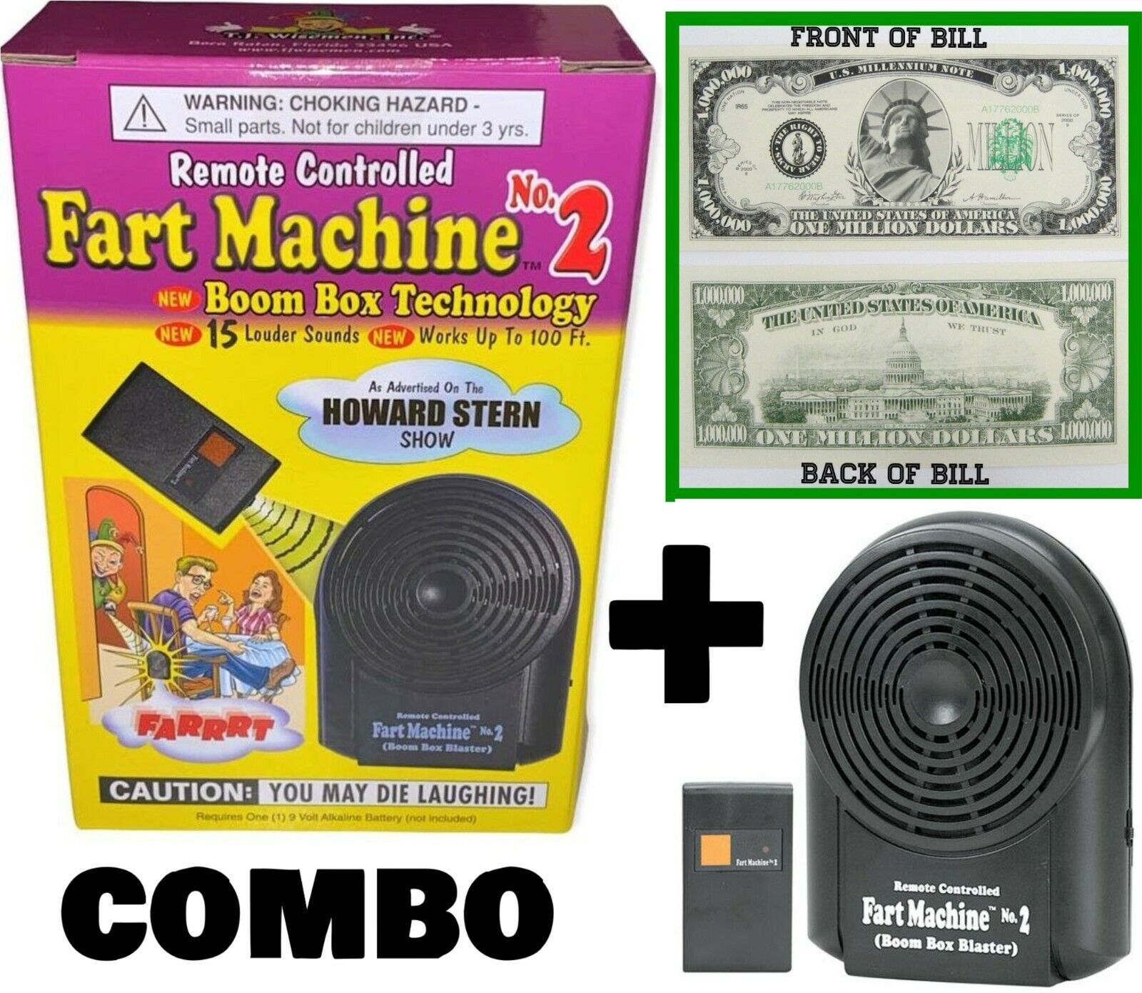 Fart Machine # 2 - NEW VERSION with remote + 1 Million Bill Bonus gallery