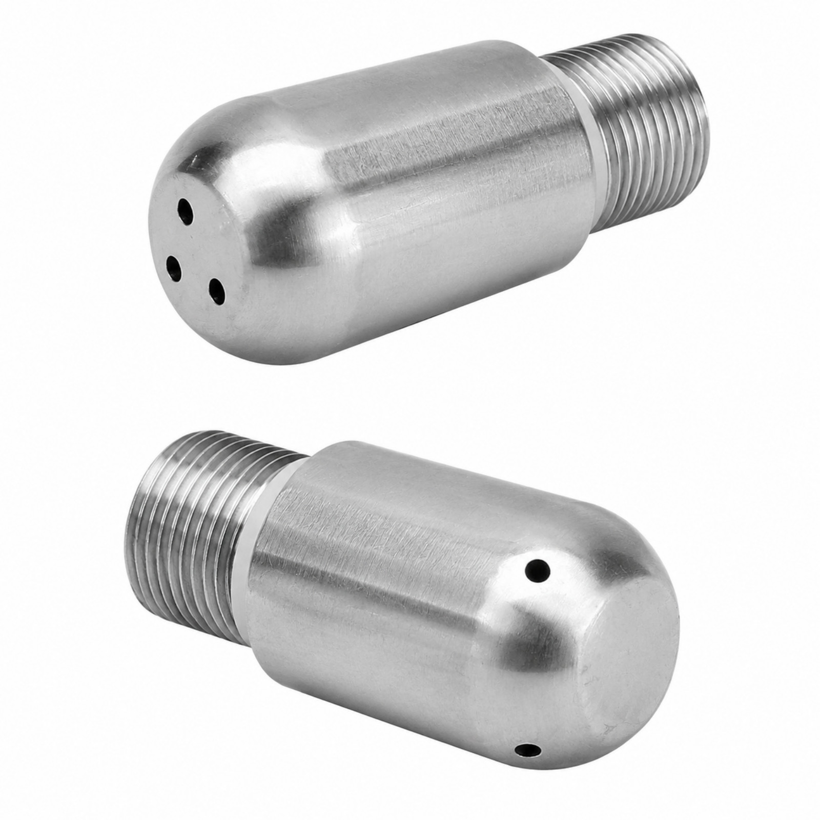 Coffee Machine Steam Wand Nozzle 3 Hole Replacement Part Stainless Steel 2PCS gallery