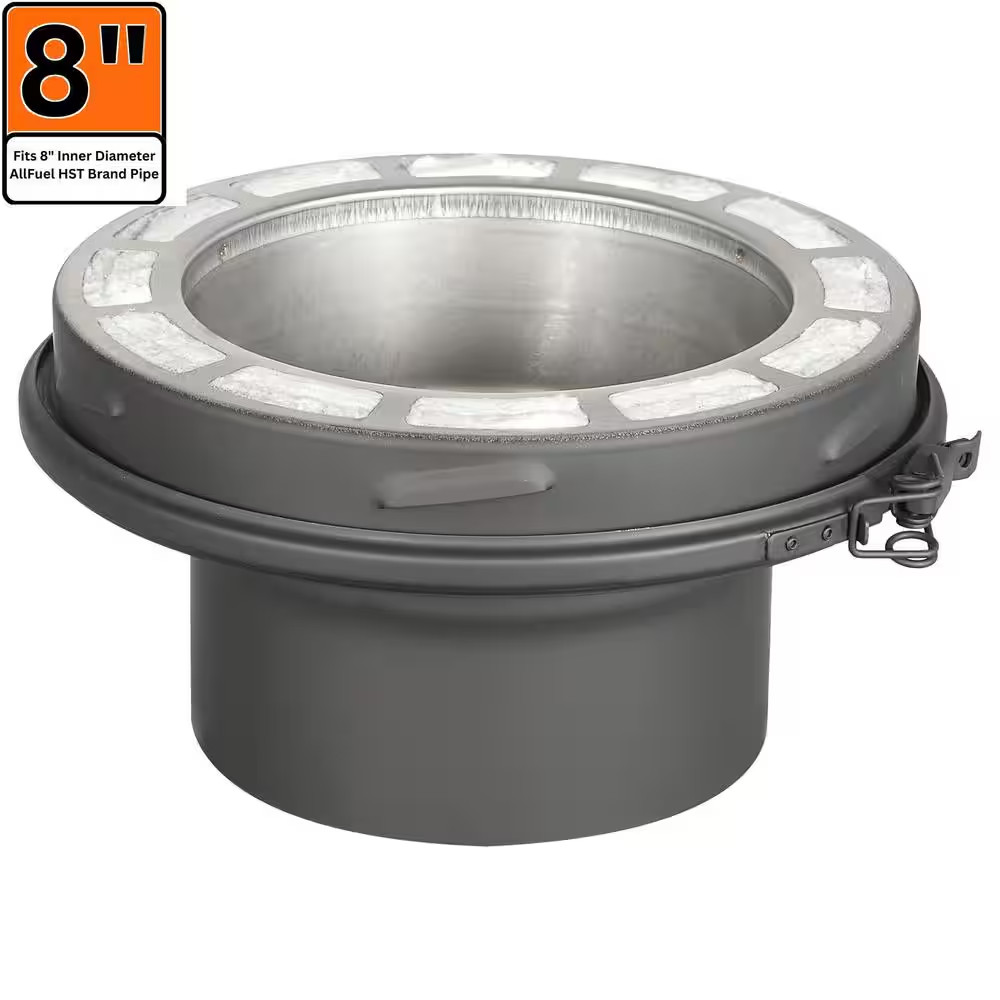 8 In. X 3 In. Single to Double Wall Chimney Pipe Adaptor gallery