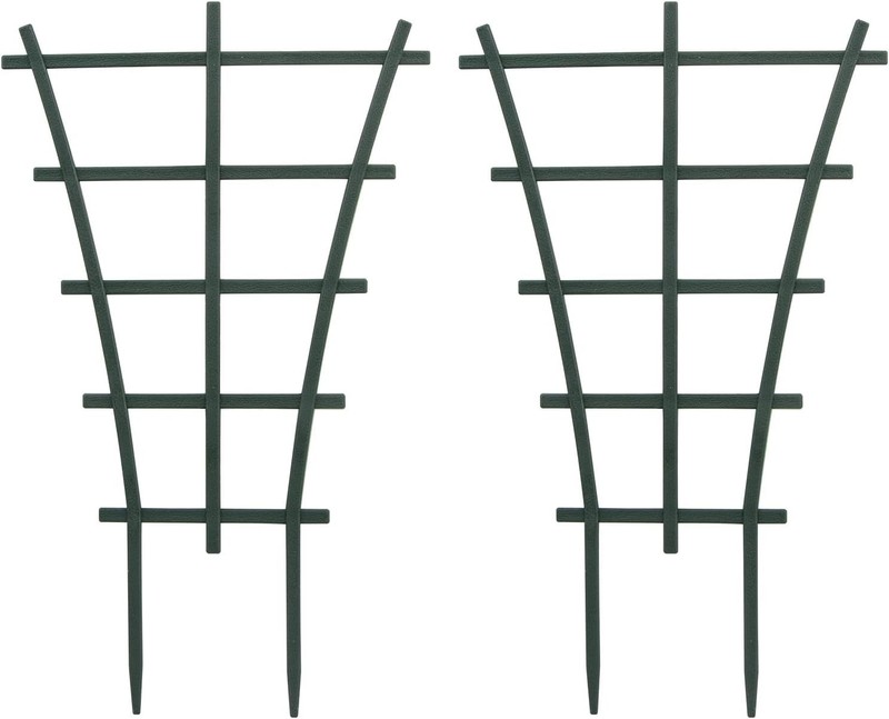 Compact Mini Trellis for Climbing Plants - 5.91"W x 10.24"H Stackable Design gallery