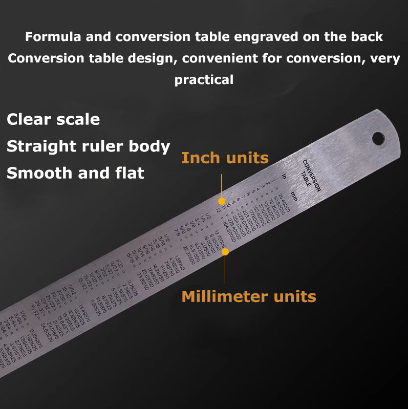 1/3/5/10 Pc Stainless Steel High Quality Metal Straight Ruler 15cm 20cm gallery
