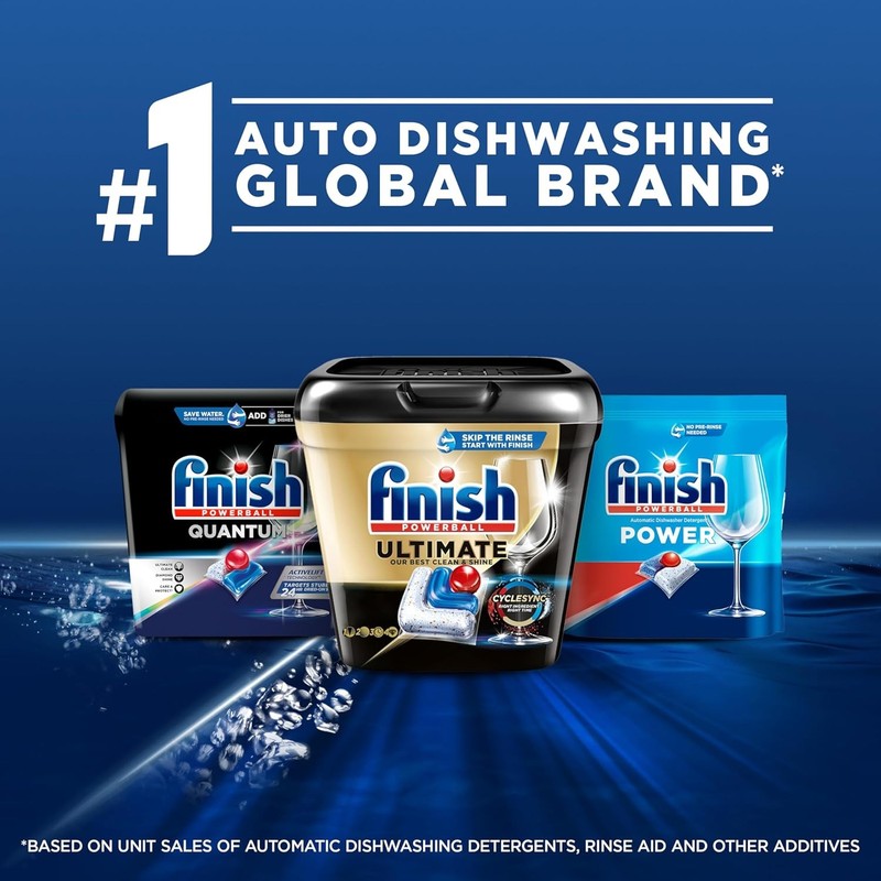 Finish Gel Liquid Dishwasher Detergent, Advanced Deep Cleaning Power Dish Soap, gallery