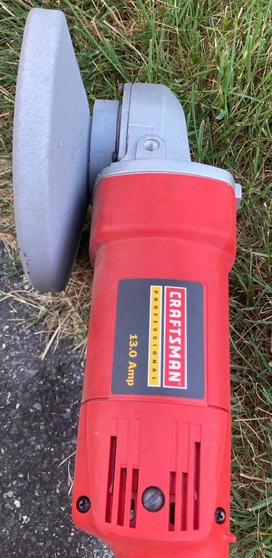 Craftsman PROFESSIONAL 7in Angle Grinder 900-26438, 13 AMP Corded W/4 Discs gallery