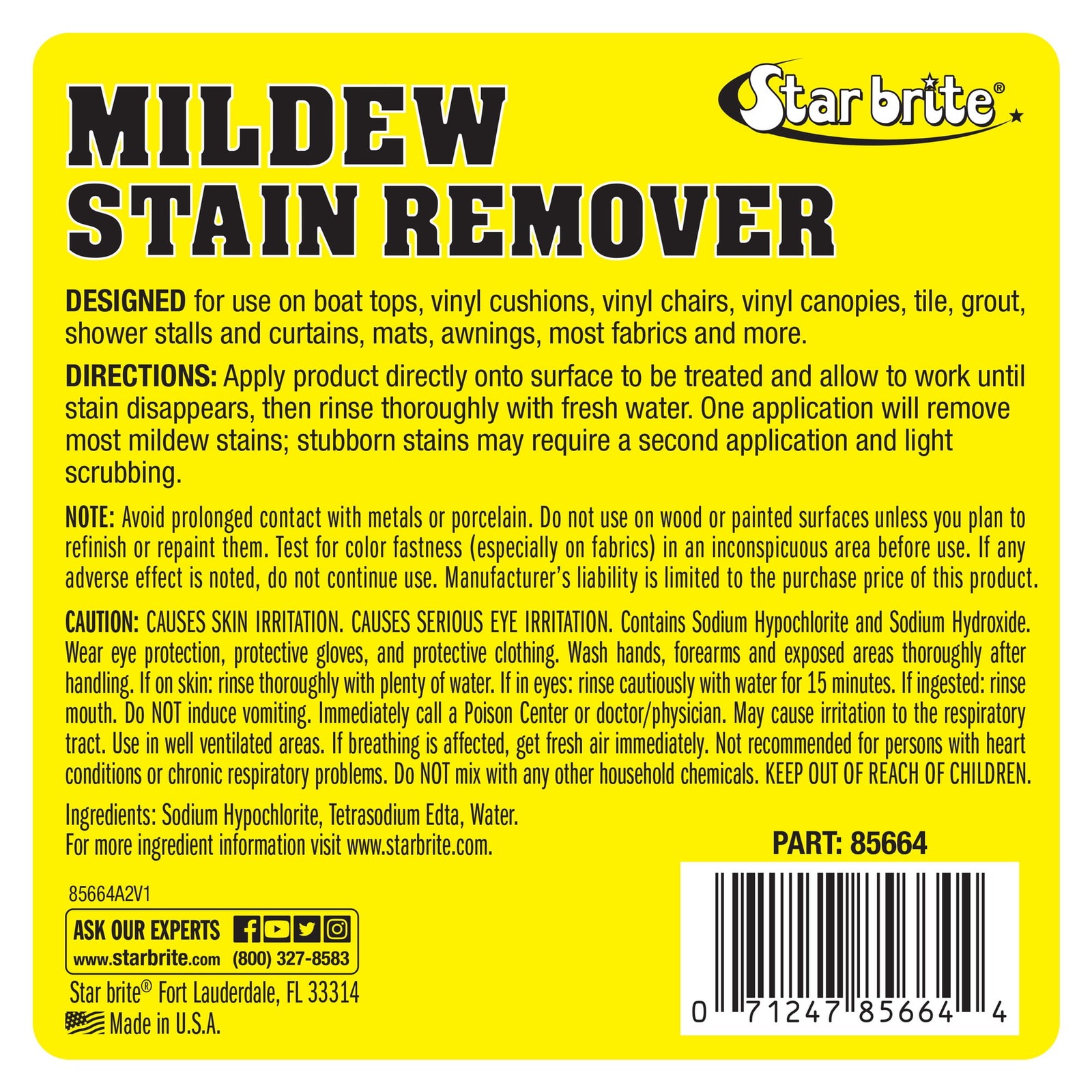 Star brite Mildew Stain Remover gallery