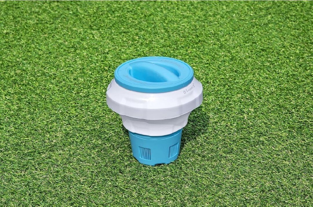 Bestway Flowclear Pool Chemical Floater With Chemguard Glove - USA-FAST SHIPPING gallery