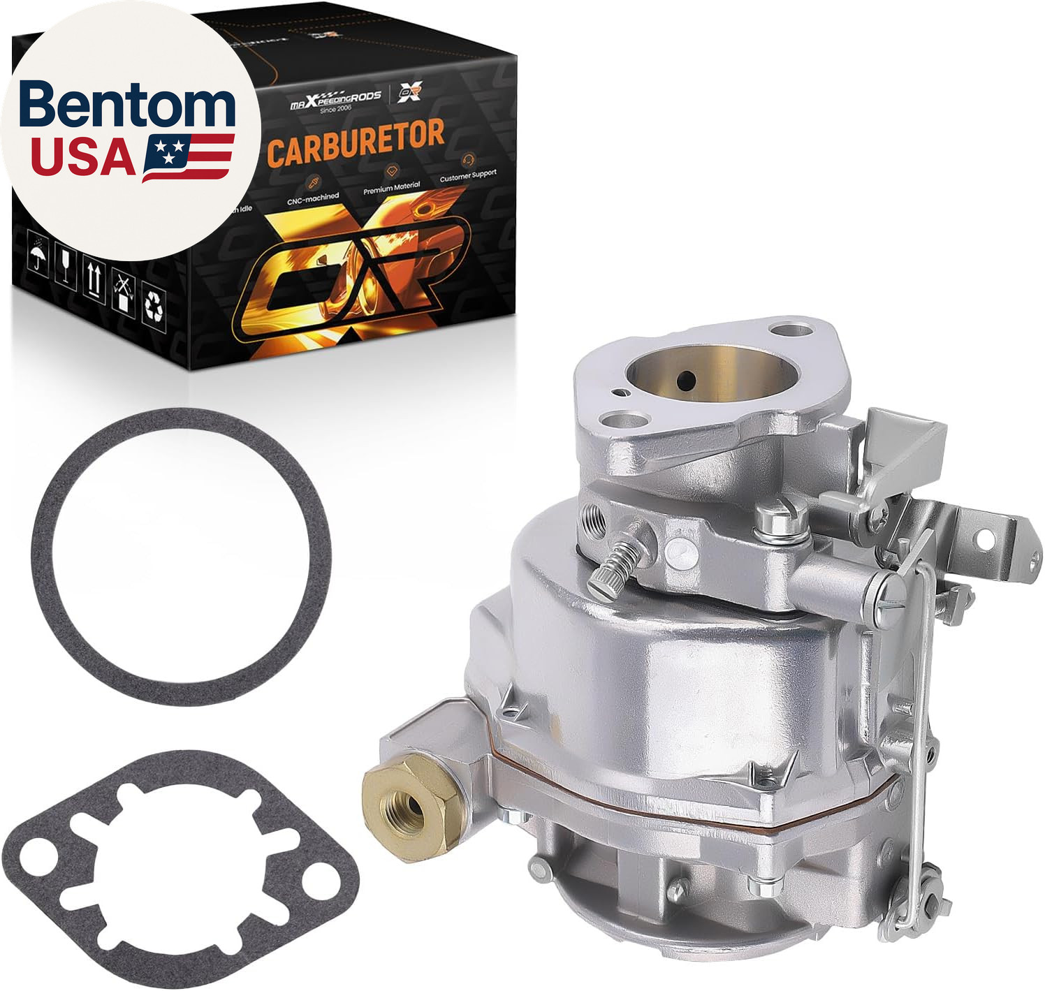 1 Barrel Carburetor for 1963-1967 Chevrolet Rochester BV 194 230 250 6 Cyl Engin gallery