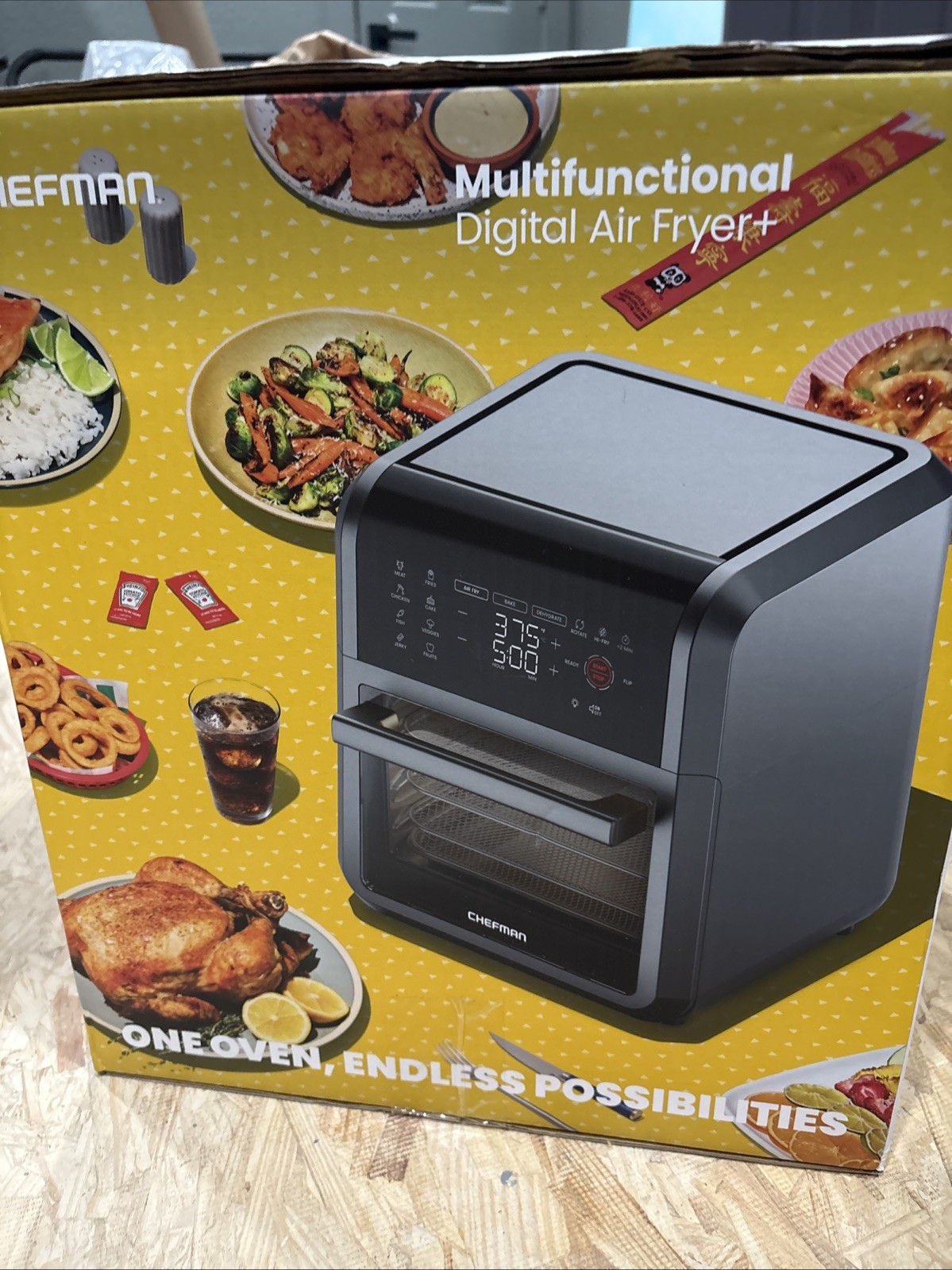 CHEFMAN Multifunctional Digital Air Fryer+ Rotisserie, Dehydrator, Convection Ov gallery