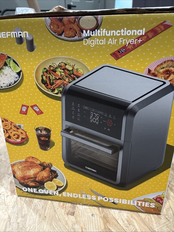CHEFMAN Multifunctional Digital Air Fryer+ Rotisserie, Dehydrator, Convection Ov gallery