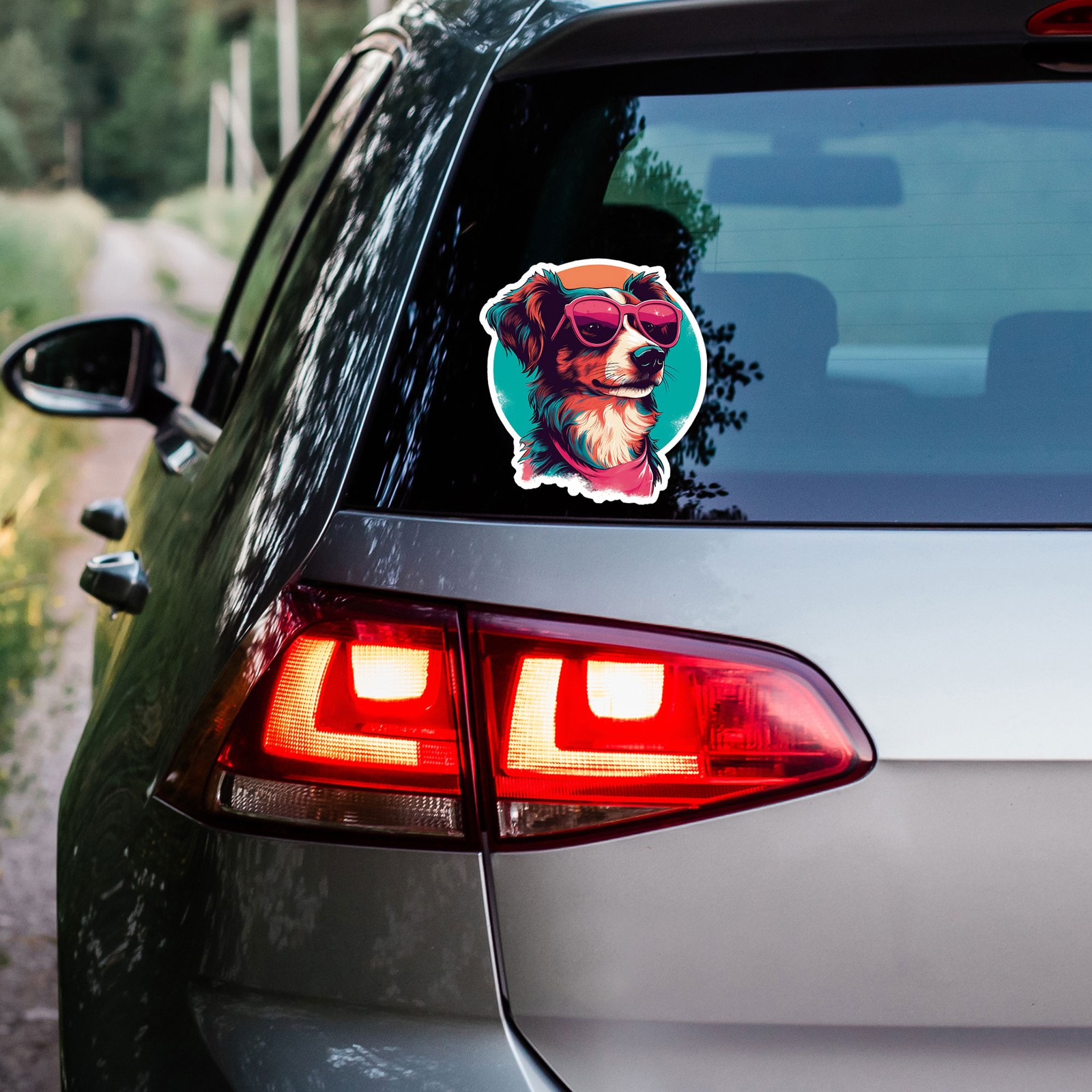 Collie Dog Puppy - Vinyl Decal Sticker - Car Window Laptop - ebn11070 gallery
