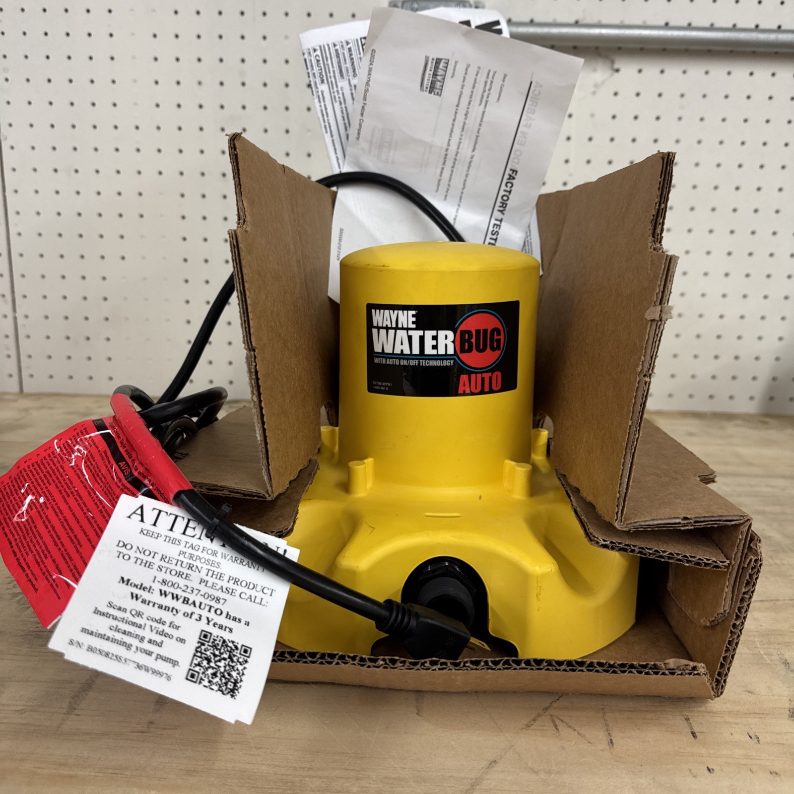 Wayne Waterbug 0.25 HP Auto Submersible Utility Pump gallery