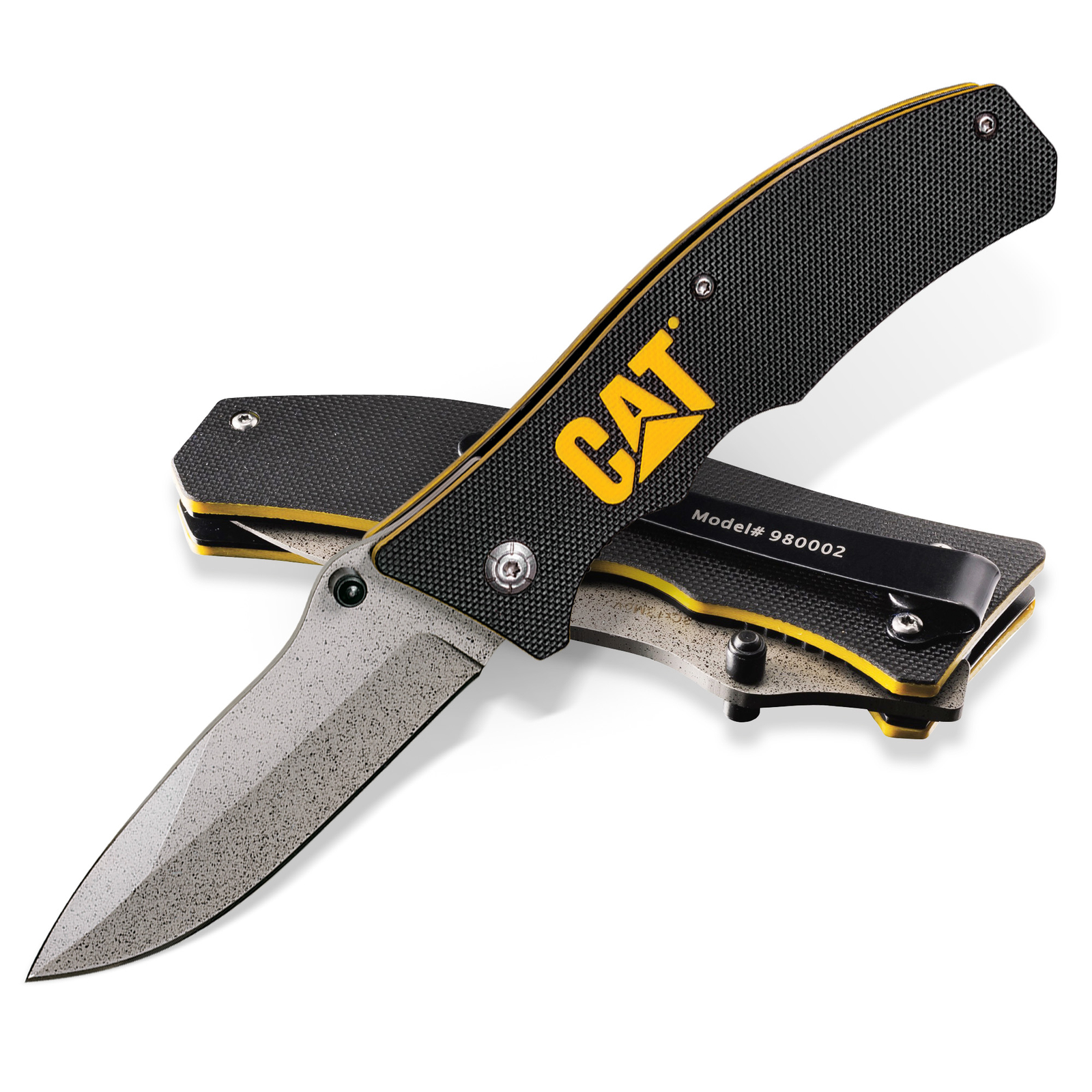 Cat 7-5/8 Inch Drop Point Folding Knife - 980002 gallery