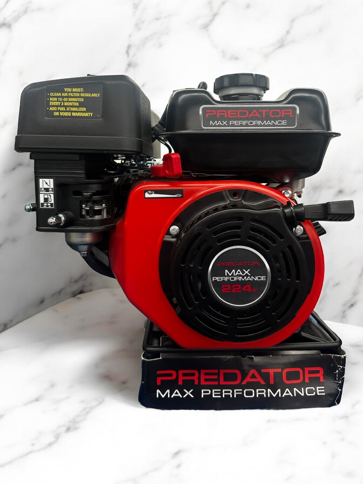 6.6 HP (224cc) Max Performance OHV Horizontal-Shaft Gas Engine, EPA gallery