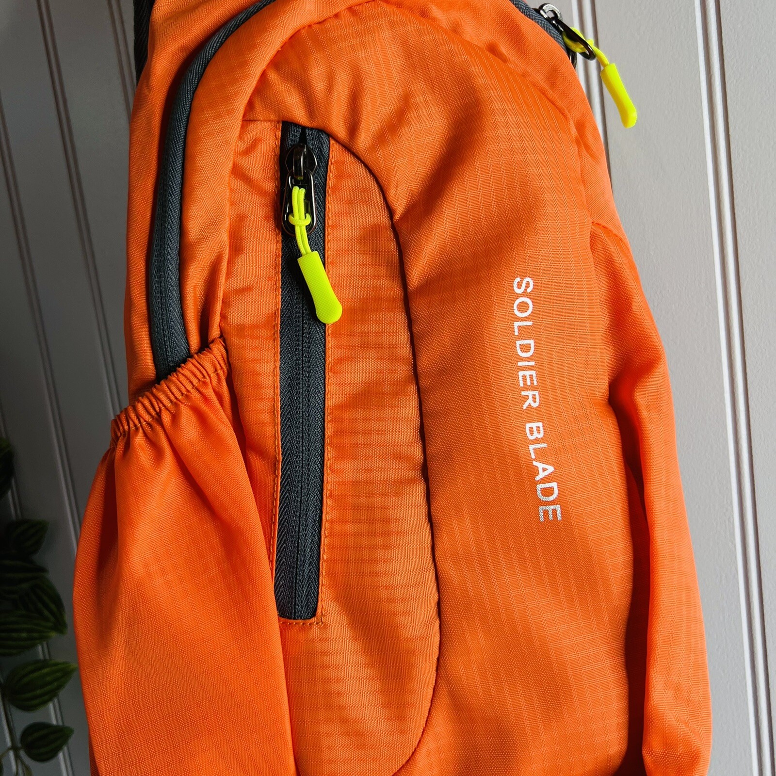 Soldier Blade Waterproof Sling Shoulder Bag Backpack Adjustable Strap Orange 2