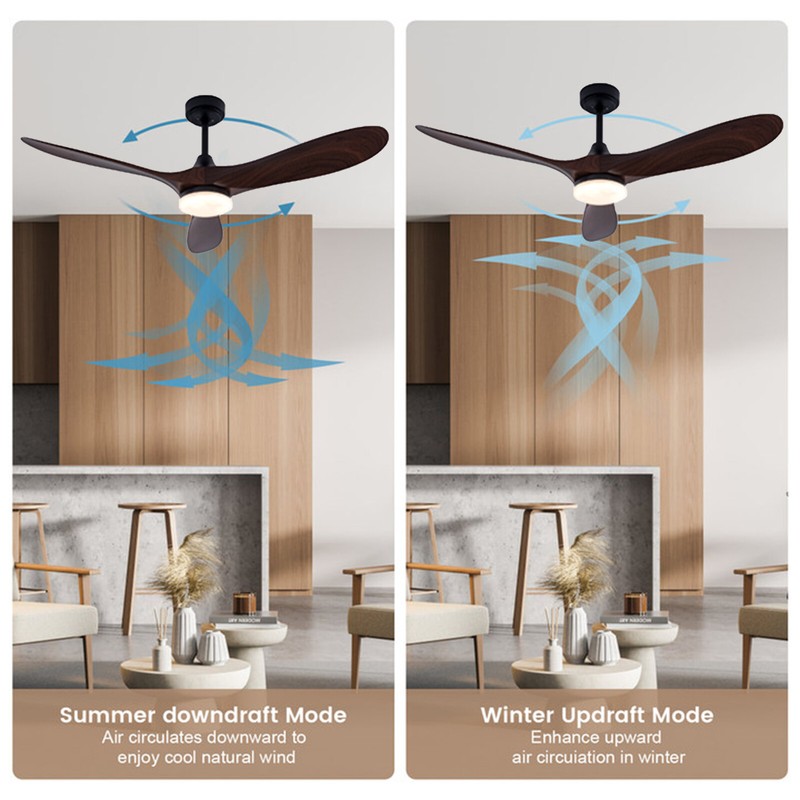 42" LED Ceiling Fan Light Remote Control For Bedroom Dining Room Chandelier Fan gallery