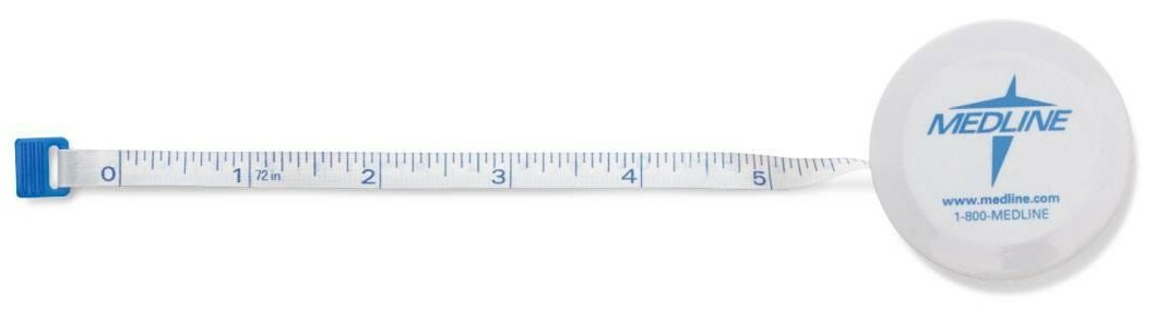 *6-Pack* Medline Retractable Cloth Measuring Tape 72" NON171330 gallery