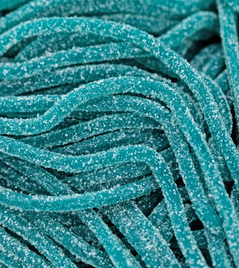 Gustaf’s Sour Blue Raspberry Laces – 2 lb Bag (Available in Packs of 1, 2, or 3) gallery