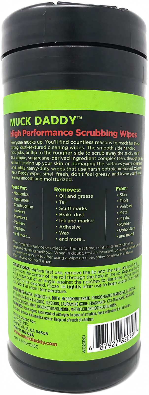Muck Daddy Shop Towels – 25 Count Canisters (Case of 12) – Industrial Fast Wipes gallery