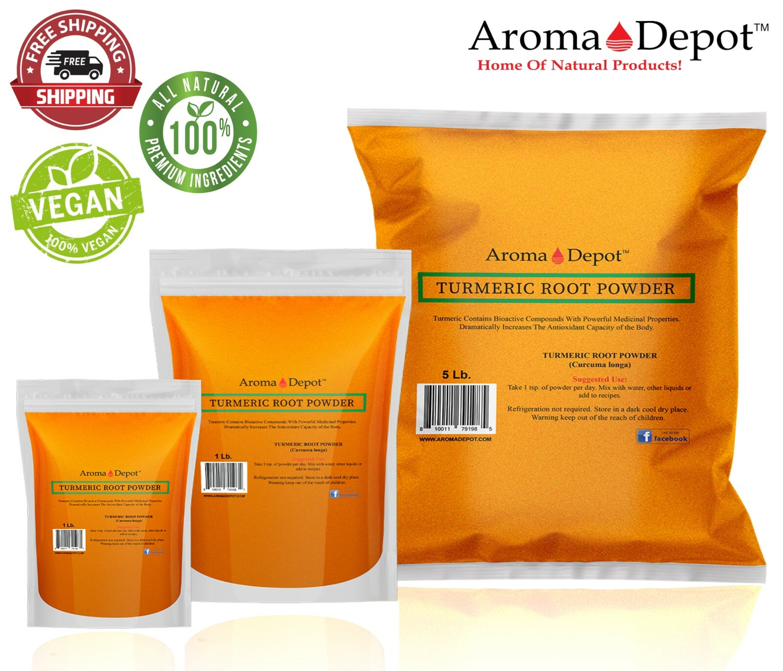 Tumeric Root Powder Pure Curcuma Longa Raw Spice cúrcuma Turmeric 100% Natural gallery