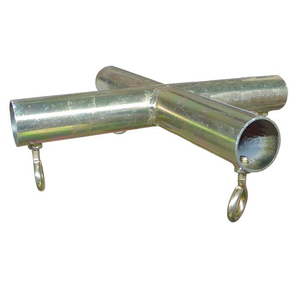3/4" or 1" 4 Way Thru Tee Adapter Flat X Cross Canopy Fitting Part FX