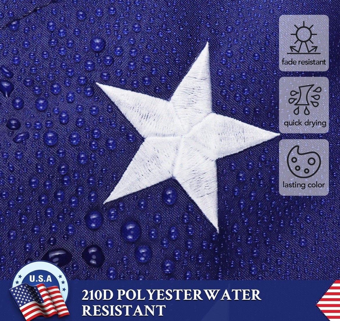 State Of Ohio Double-Sided 3 X 5 Embroidered Heavy Duty Outdoor Flag - New gallery