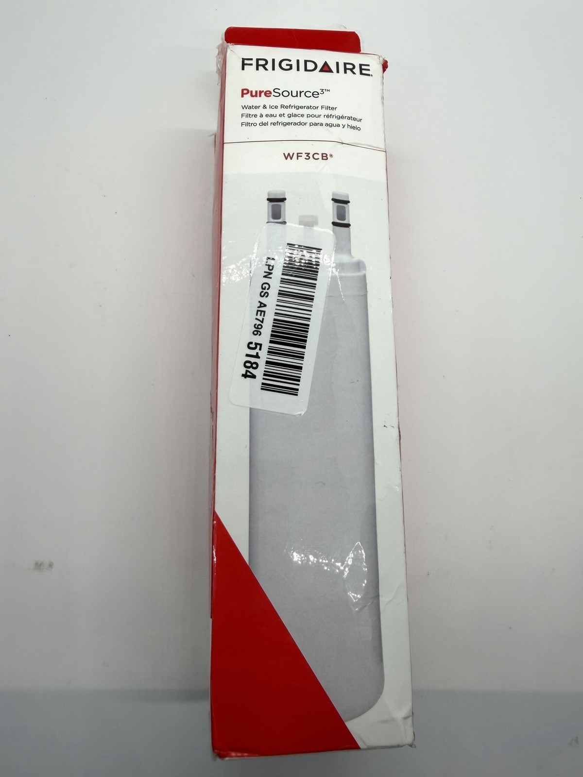 1 PACK Frigdaire WF3CB PureSource 3 Refrigerator Water Filter gallery