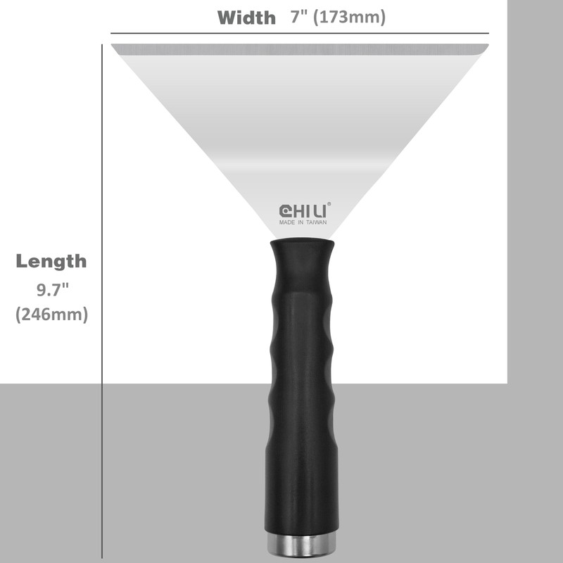7 Bent Stainless Steel Chisel Pole Scraper Overhead Paint Scraper For Wallpa... gallery