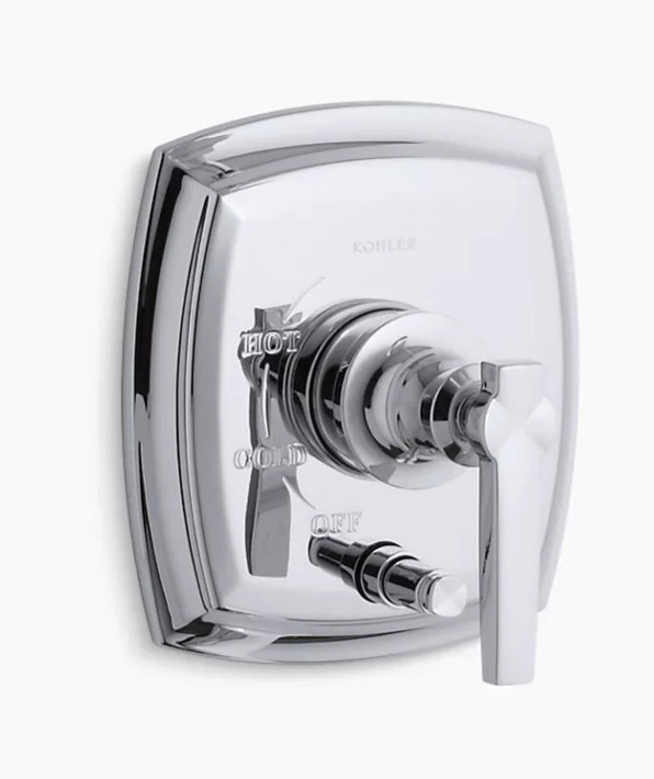 Kohler K-T98759-4-CP - Margaux Rite-Temp Trim w/ P.B. Diverter - Polished Chrome gallery