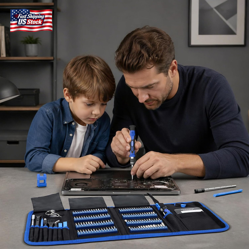 STREBITO Electronics Precision Screwdriver Sets 142-Piece with 120 Bits Magnetic gallery