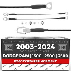 Tailgate Support Cable, Left & Right for Dodge Ram 1500 2500 3500