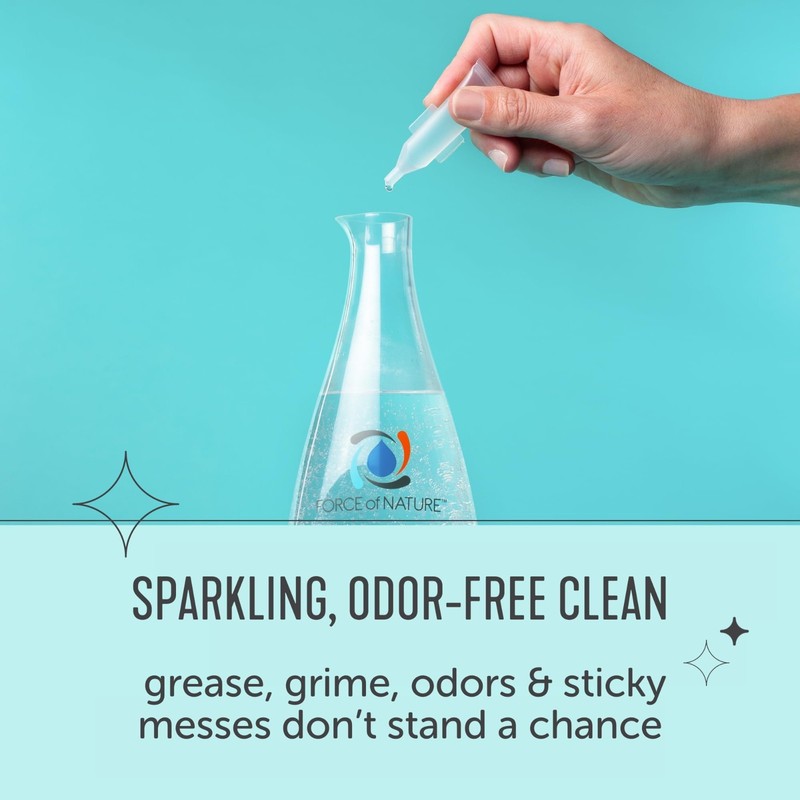 Multi-Purpose Cleaner & Deodorizer Bundle - Reusable Bottle, 25 Refills, Toxin-F gallery