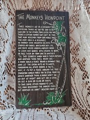 Vintage The Monkey’s Viewpoint Wall Decor