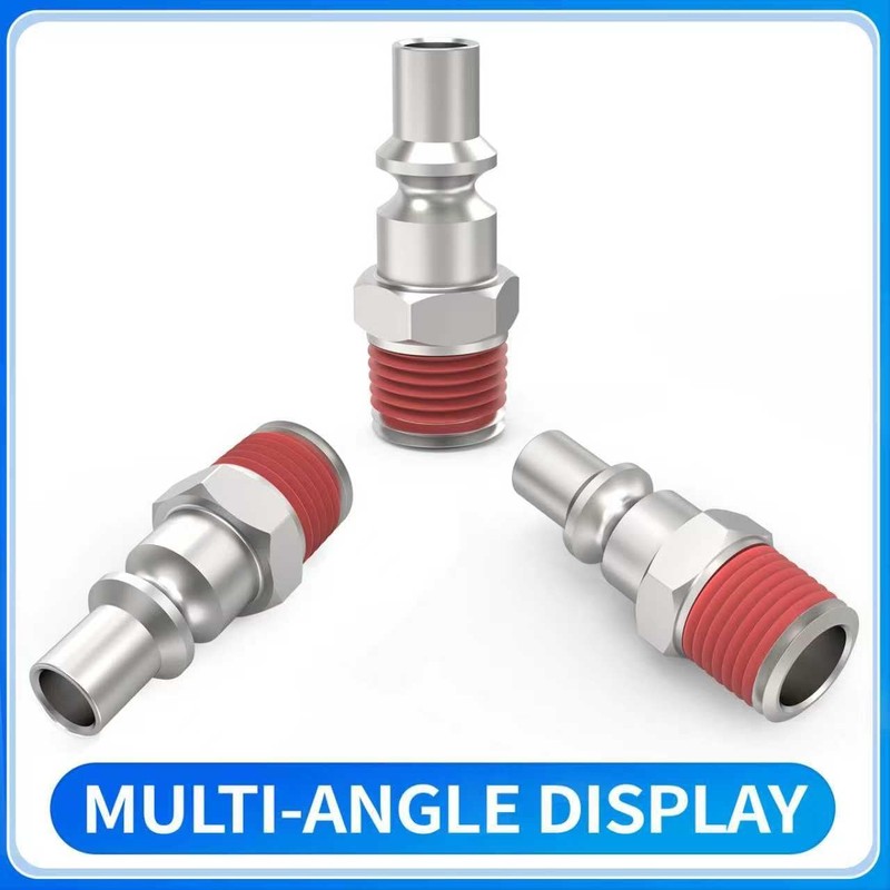 A-Style(ARO) Plug, 1/4" NPT Pneumatic Plugs, Compressor Fittings(30-PACK) gallery