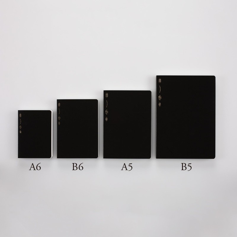 Nitoms S4103 STALOGY Notebook, A6, Squared, 365 Days Notebook, Black gallery