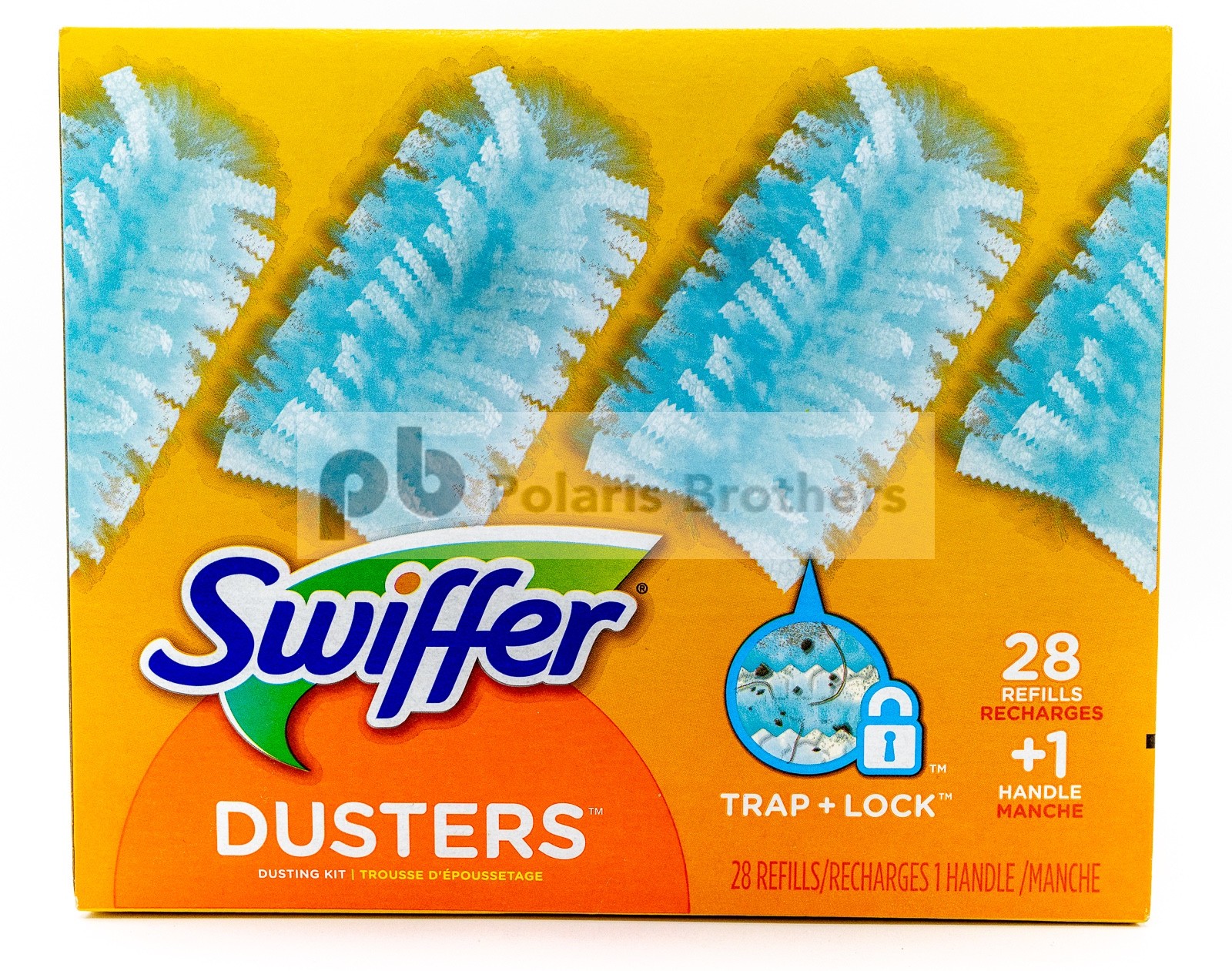 Swiffer Dusters Multi-Surface Cleaning Refills, Unscented, 28 count with Handle gallery