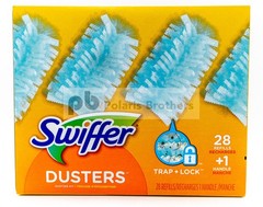 Swiffer Dusters Multi-Surface Cleaning Refills, Unscented, 28 count with Handle