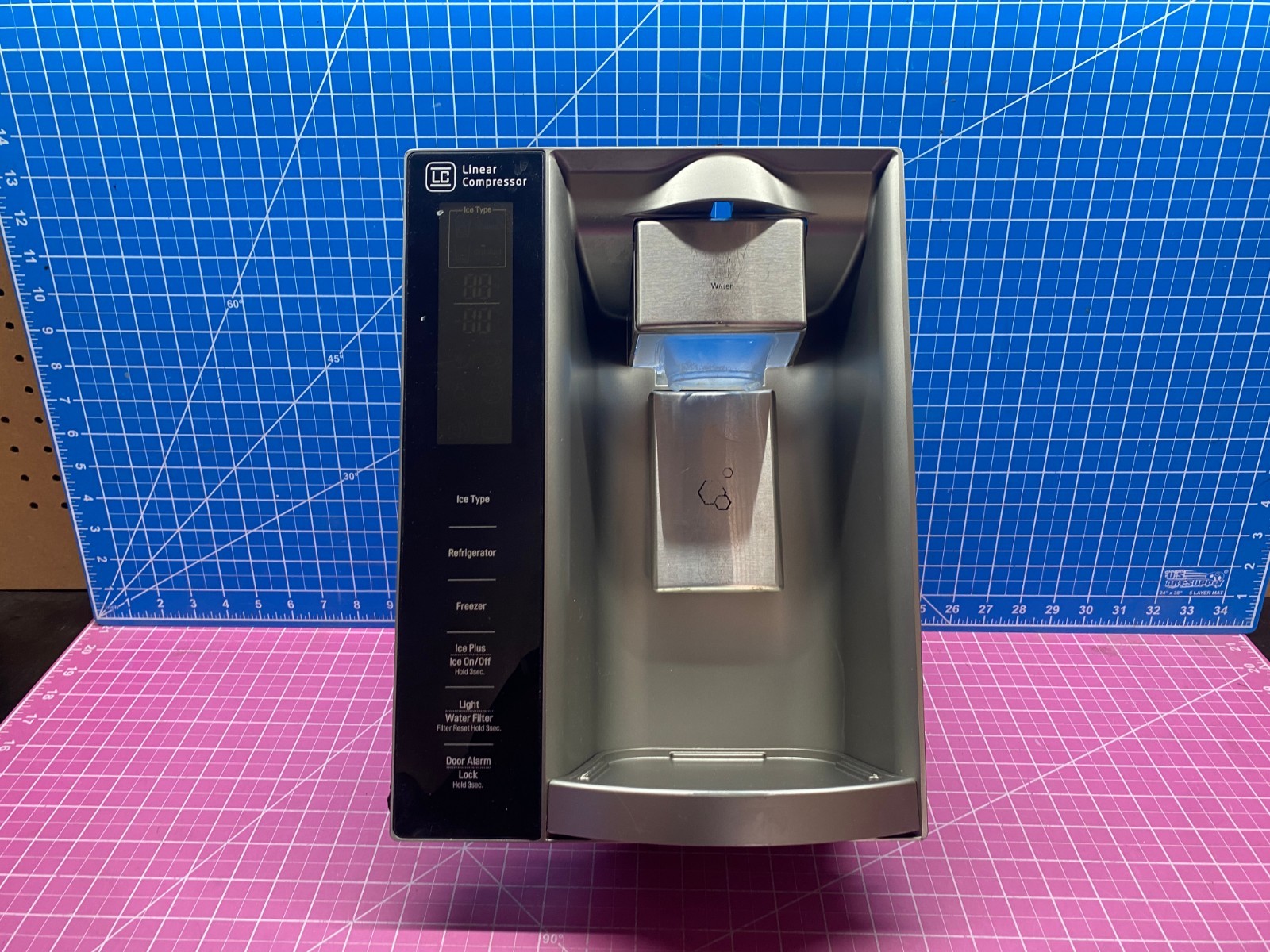 LG Refrigerator Dispenser Display Assembly (SEE PICS) P# ACQ87270803 EBR79069502 gallery