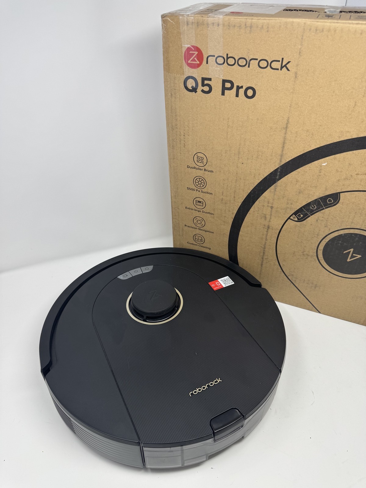 ROBOROCK Q5 PRO ROBOT VACUUM AND MOP COMBO 5500PA POWERFUL SUCTION - BLACK gallery