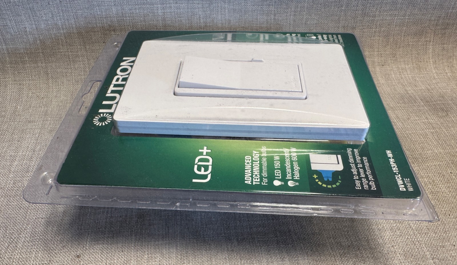 NEW! Lutron Diva Single-pole / 3-Way Dimmer DVWCL-153PH - White gallery