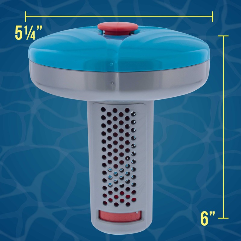 Floating Spa, Hot Tub, Pool Chlorine & Bromine Chemical Dispenser, 6 Settings gallery
