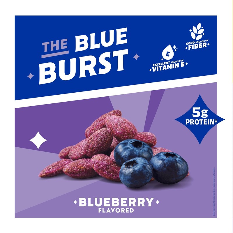 Blue Diamond Almonds, Classic Blueberry Flavored Sweet Snack Nuts, 6 oz gallery