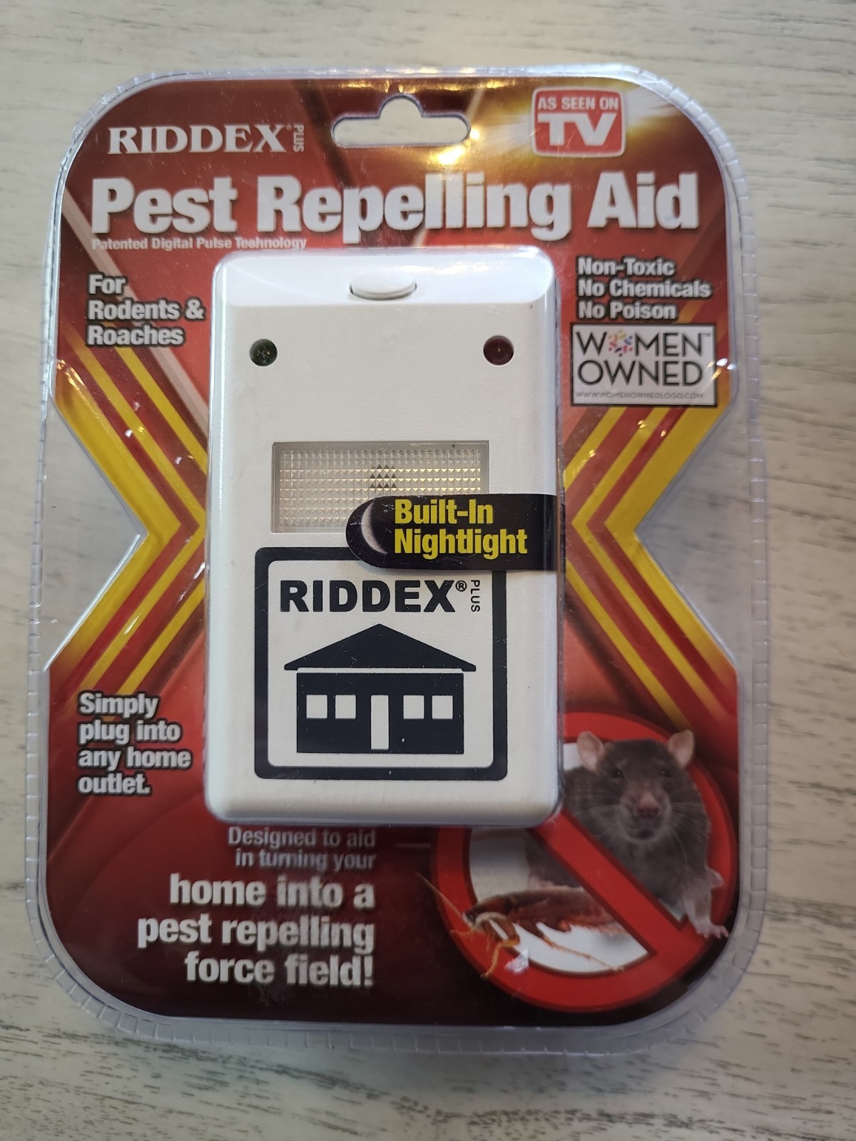 Riddex Plus 110V Ultrasonic Pest Repelling Aid - White I New In Package gallery