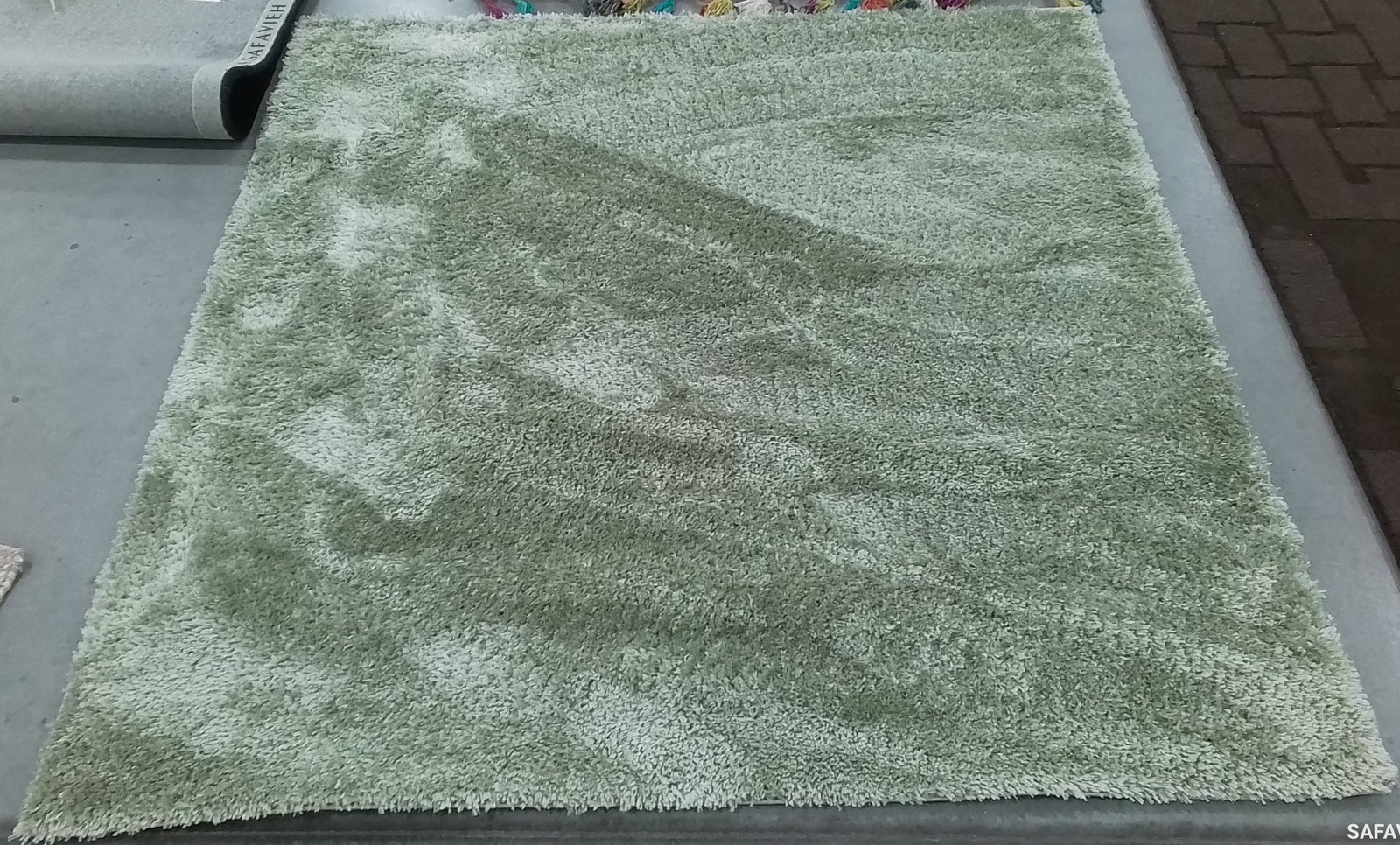 SAGE 5'-0" x 5'-0" Pulled Thread Rug, Reduced Price 1172797993 THO670W-5SQ gallery