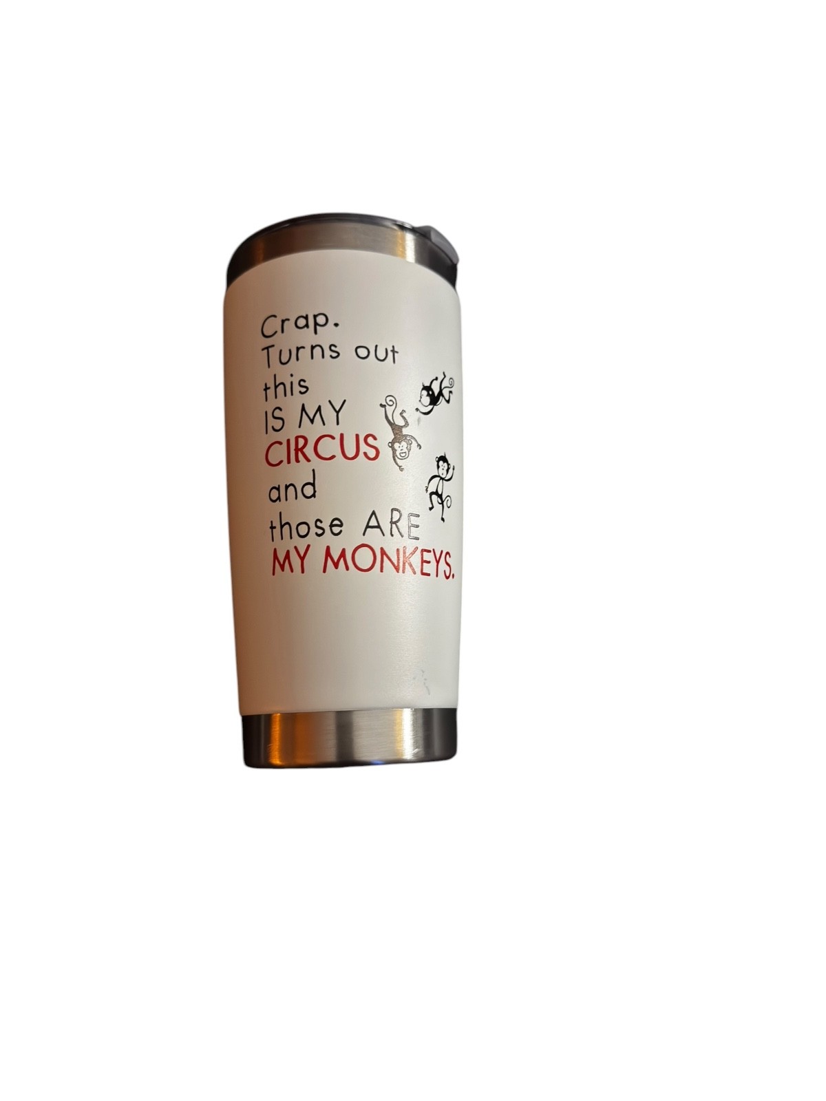 Humor Monkeys Design Coffee Cup Stainless Steel Insulated Tumbler Monkey Circus gallery