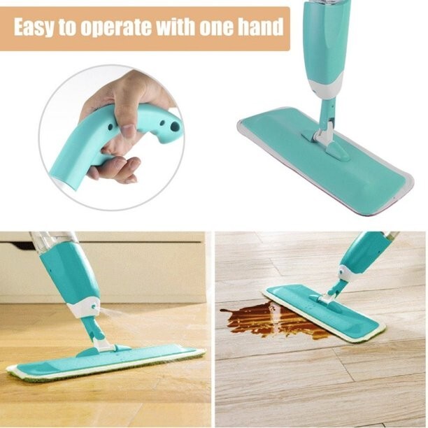 Spray Mop Microfiber Cleaner 360° Professional Handle Mop for all Types of Floor gallery