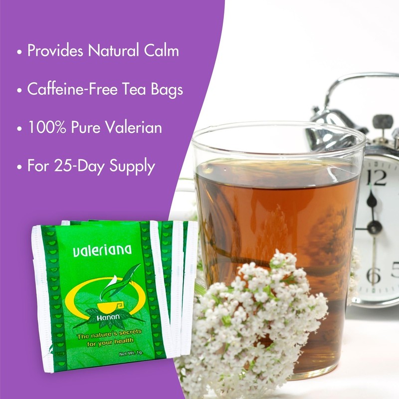 Organic Valerian Root Tea 25 Count Caffeine Free Herbal Sleep Aid Tea Bags gallery