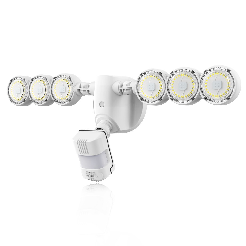 6000LM LED Floodlight PIR Motion Sensor Security Outdoor Wall Light Dusk to Dawn